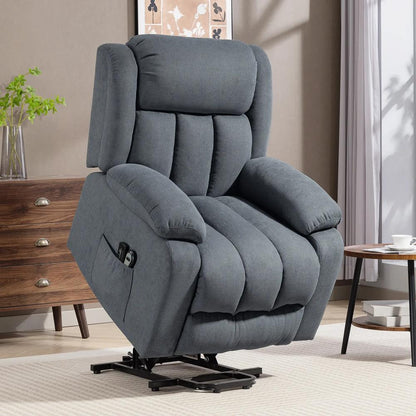 HOMCOM Power Lift Recliner Chair with Vibration Massage, Lift Chair for Elderly with Footrest, Remote, Side Pocket Additional View 39