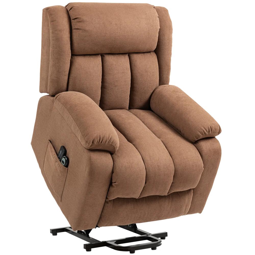 HOMCOM Power Lift Recliner Chair with Vibration Massage, Lift Chair for Elderly with Footrest, Remote, Side Pocket Additional View 41