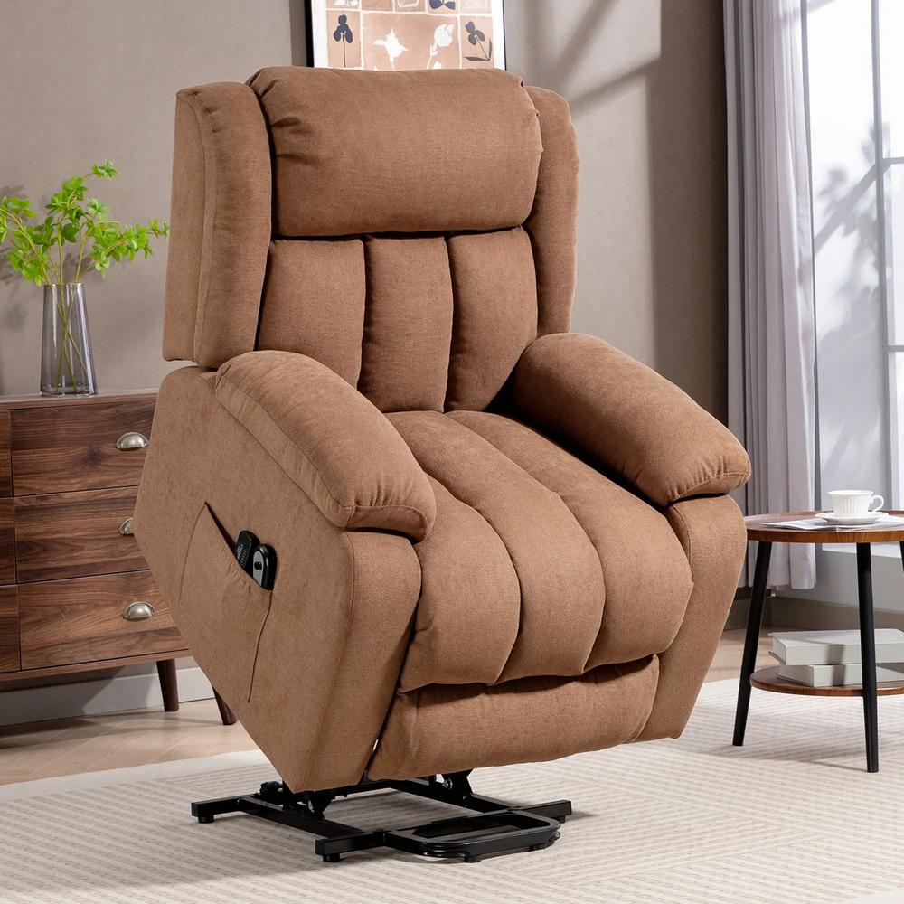 HOMCOM Power Lift Recliner Chair with Vibration Massage, Lift Chair for Elderly with Footrest, Remote, Side Pocket Additional View 50