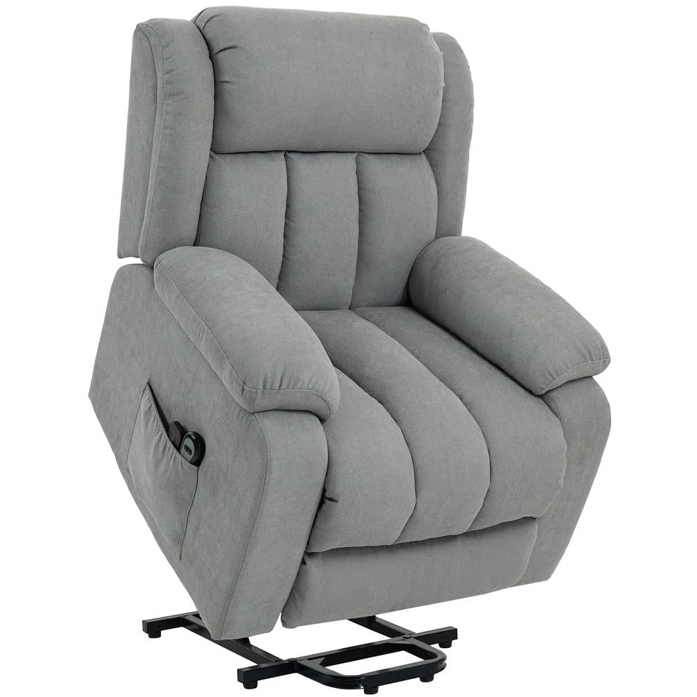 HOMCOM Power Lift Recliner Chair with Vibration Massage, Lift Chair for Elderly with Footrest, Remote, Side Pocket Additional View 52