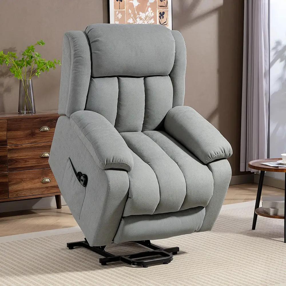 HOMCOM Power Lift Recliner Chair with Vibration Massage, Lift Chair for Elderly with Footrest, Remote, Side Pocket Additional View 61