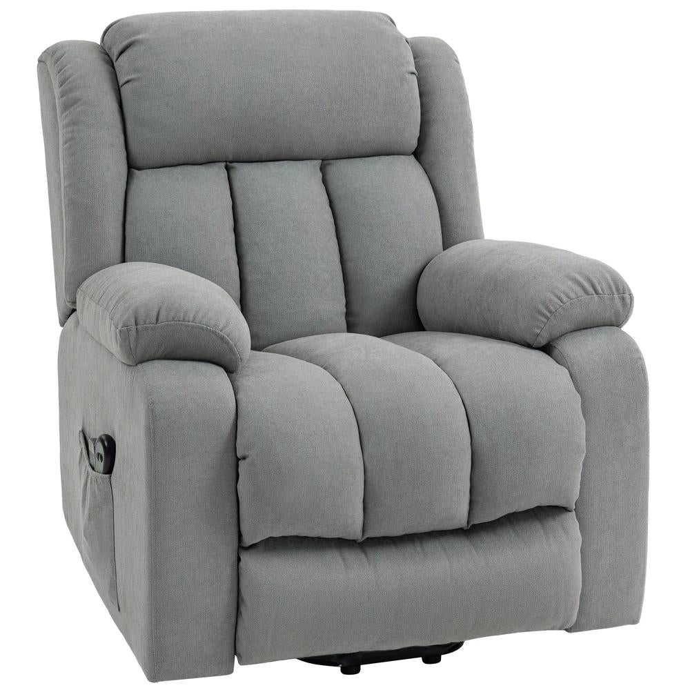 HOMCOM Power Lift Recliner Chair with Vibration Massage, Lift Chair for Elderly with Footrest, Remote, Side Pocket Additional View 62