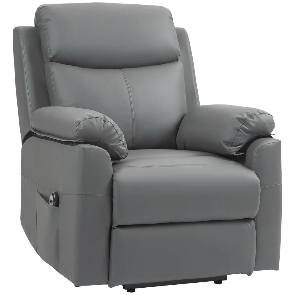 HOMCOM Faux Leather 70&deg; Electric Riser Recliner Chair Additional View 11