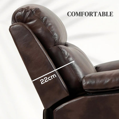 HOMCOM Faux Leather 70&deg; Electric Riser Recliner Chair Additional View 16