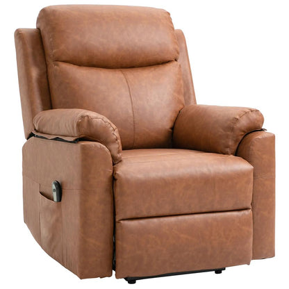 HOMCOM Faux Leather 70&deg; Electric Riser Recliner Chair Additional View 32