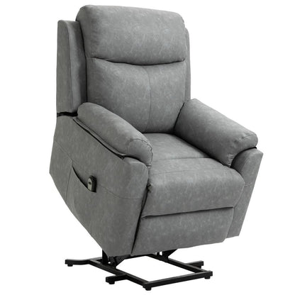 HOMCOM Faux Leather 70&deg; Electric Riser Recliner Chair Additional View 33