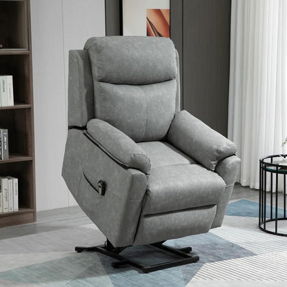 HOMCOM Faux Leather 70&deg; Electric Riser Recliner Chair Additional View 34