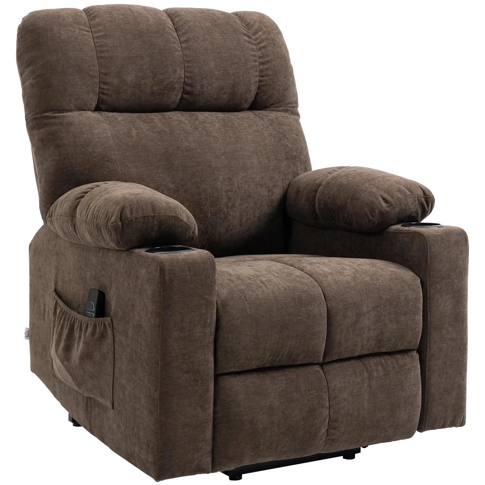 HOMCOM Electric Riser and Recliner Chair for Elderly, Power Lift Recliner Chair with Remote Control Additional View 12