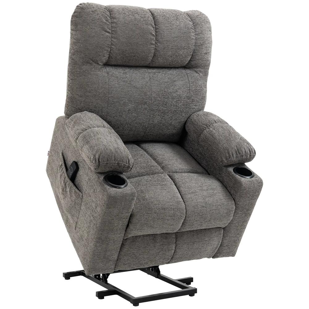 HOMCOM Electric Riser and Recliner Chair for Elderly, Power Lift Recliner Chair with Remote Control Additional View 13