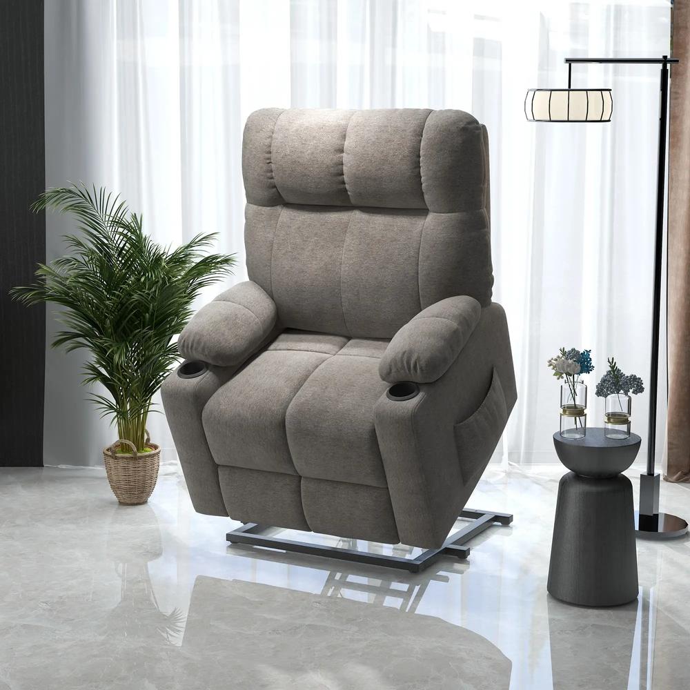 HOMCOM Electric Riser and Recliner Chair for Elderly, Power Lift Recliner Chair with Remote Control Additional View 22