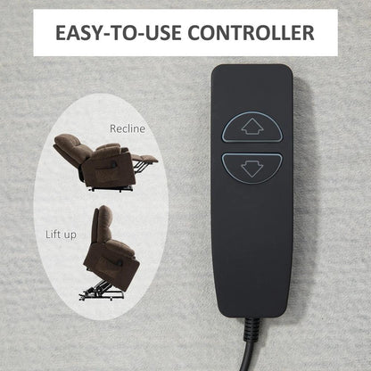 HOMCOM Electric Riser and Recliner Chair for Elderly, Power Lift Recliner Chair with Remote Control Additional View 6