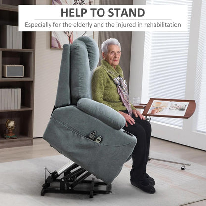 HOMCOM Power Lift Recliner Chair with Pocket Spring, Electric Lift Chair with Wide Backrest Additional View 15