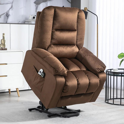 HOMCOM Leathaire Eight Massage Point Armchair, with Heat and Reclining Back - Brown Additional View 2