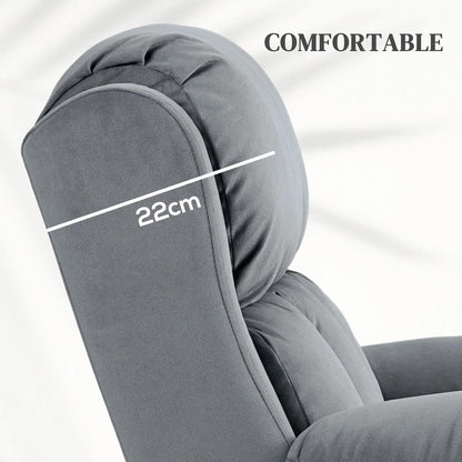 HOMCOM Eight-Point Massage Lift Chair, with Remote - Grey Additional View 8