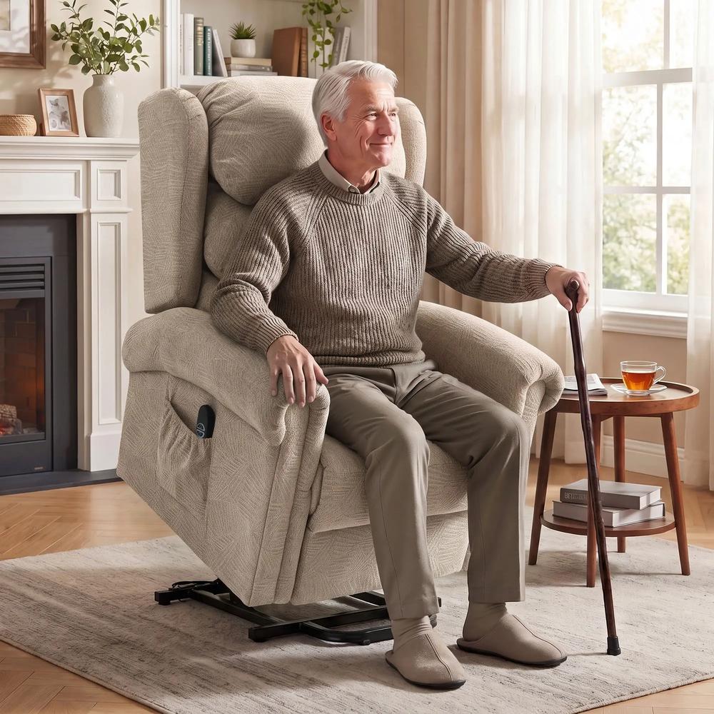 HOMCOM Velvet-Feel Electric Riser Recliner Chair Additional View 17