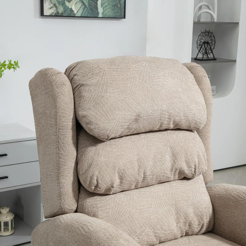 HOMCOM Velvet-Feel Electric Riser Recliner Chair Additional View 22