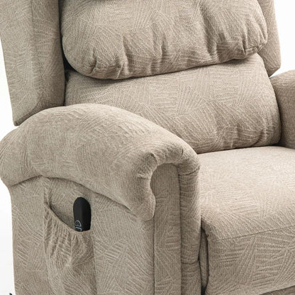 HOMCOM Velvet-Feel Electric Riser Recliner Chair Additional View 24