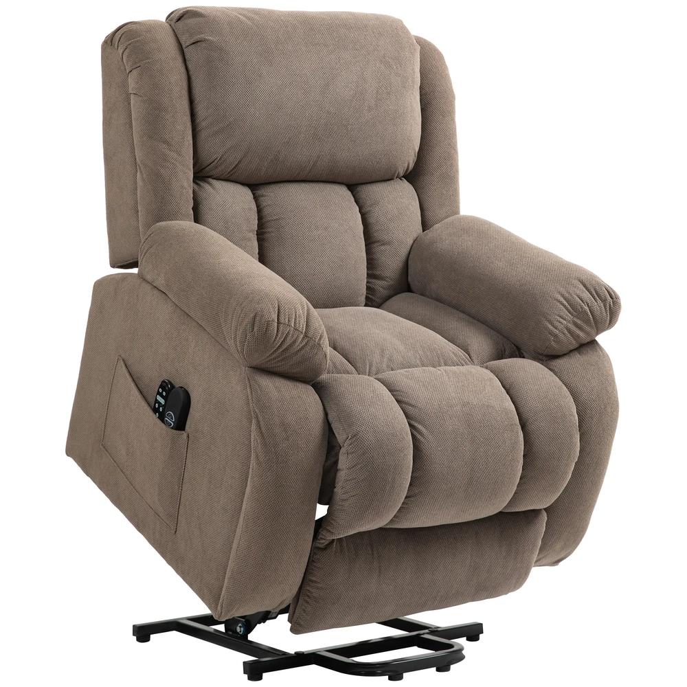HOMCOM Recliner Armchair Lift Chair, Electric Recliner Chair with Vibration Massage and Heat, Wide Seat, USB Port Additional View 16