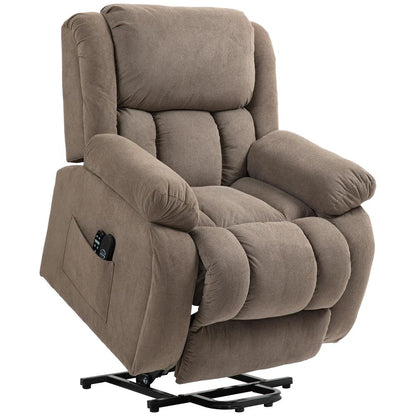 HOMCOM Recliner Armchair Lift Chair, Electric Recliner Chair with Vibration Massage and Heat, Wide Seat, USB Port Additional View 16