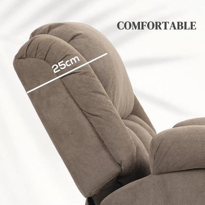 HOMCOM Recliner Armchair Lift Chair, Electric Recliner Chair with Vibration Massage and Heat, Wide Seat, USB Port Additional View 22