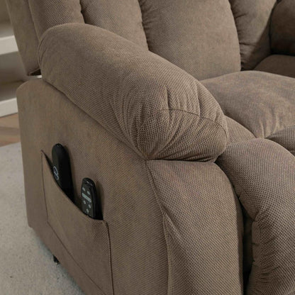 HOMCOM Recliner Armchair Lift Chair, Electric Recliner Chair with Vibration Massage and Heat, Wide Seat, USB Port Additional View 26