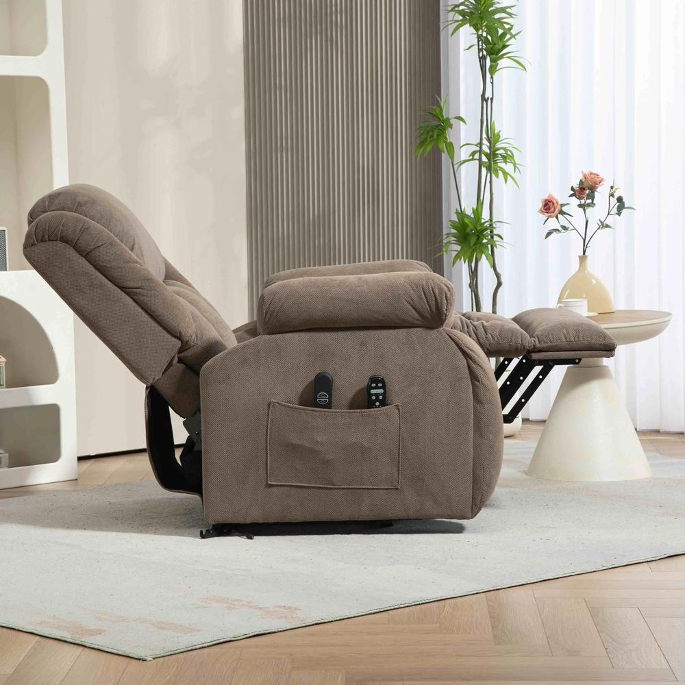 HOMCOM Recliner Armchair Lift Chair, Electric Recliner Chair with Vibration Massage and Heat, Wide Seat, USB Port Additional View 28