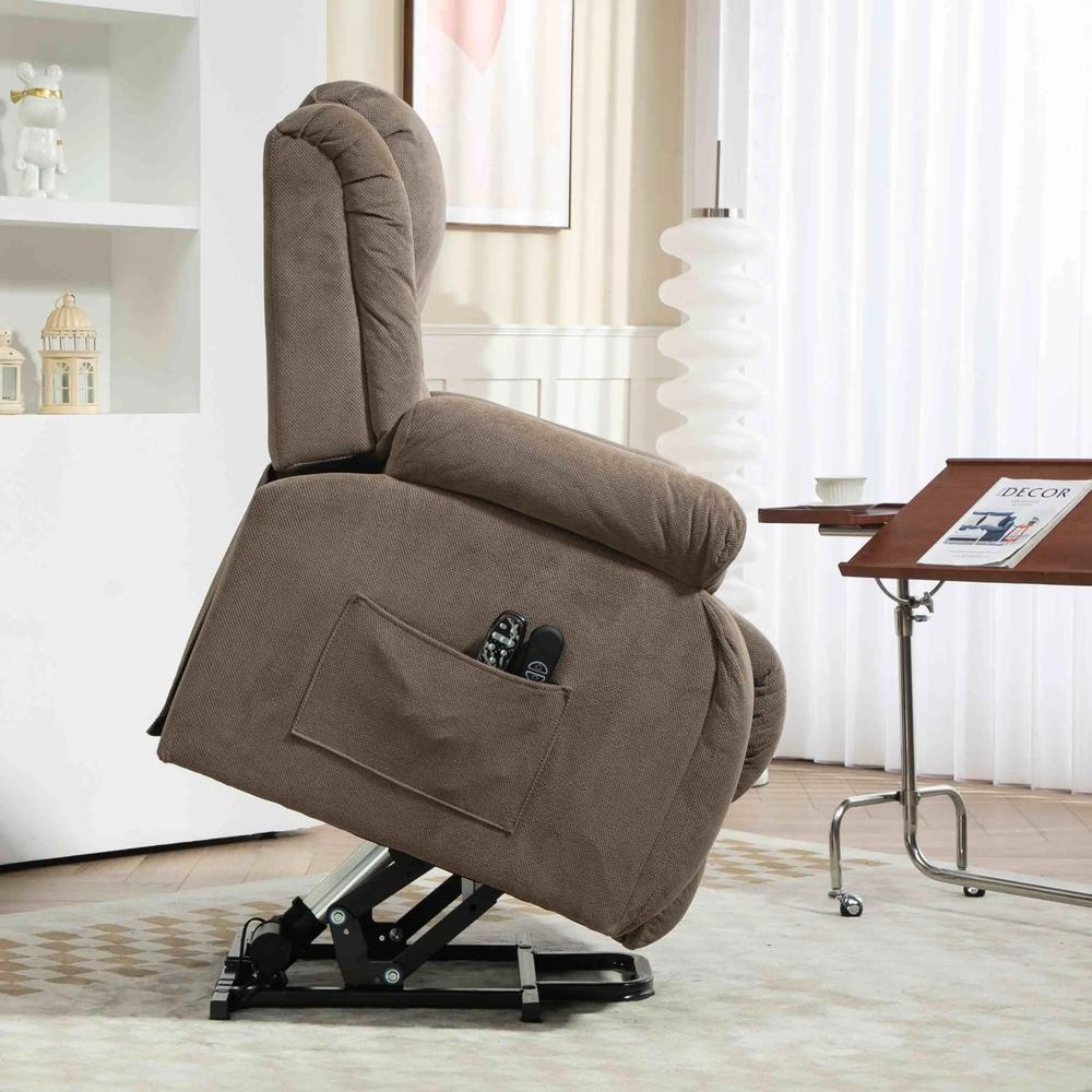 HOMCOM Recliner Armchair Lift Chair, Electric Recliner Chair with Vibration Massage and Heat, Wide Seat, USB Port Additional View 29