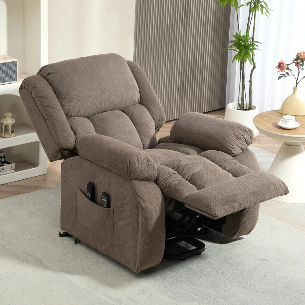 HOMCOM Recliner Armchair Lift Chair, Electric Recliner Chair with Vibration Massage and Heat, Wide Seat, USB Port Additional View 30