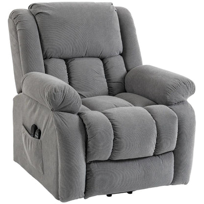 HOMCOM Recliner Armchair Lift Chair, Electric Recliner Chair with Vibration Massage and Heat, Wide Seat, USB Port Additional View 53