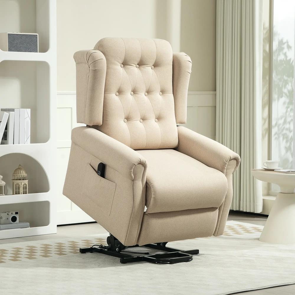 HOMCOM 45&deg; Lifting Riser and Recliner Armchair Additional View 2