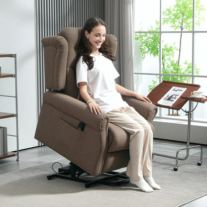 HOMCOM 45&deg; Lifting Riser and Recliner Armchair Additional View 16