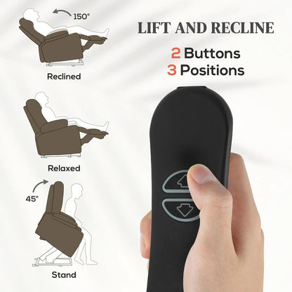 HOMCOM 45&deg; Lifting Riser and Recliner Armchair Additional View 18