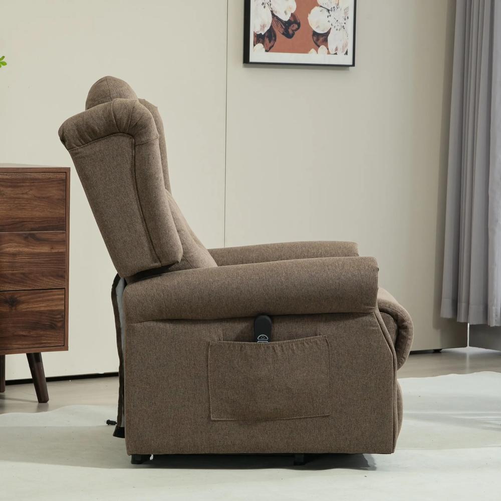 HOMCOM 45&deg; Lifting Riser and Recliner Armchair Additional View 23