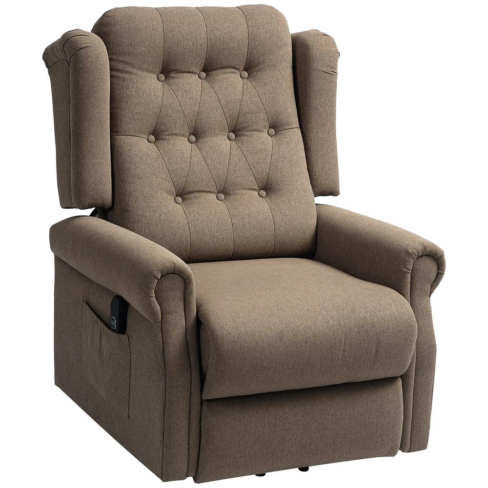 HOMCOM 45&deg; Lifting Riser and Recliner Armchair Additional View 32