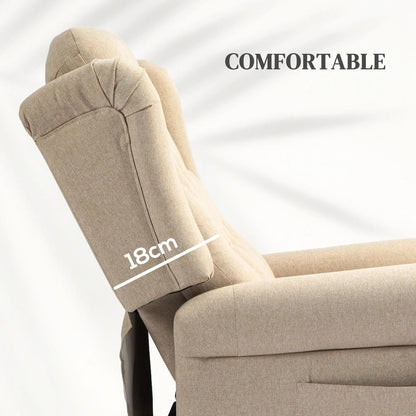HOMCOM 45&deg; Lifting Riser and Recliner Armchair Additional View 6