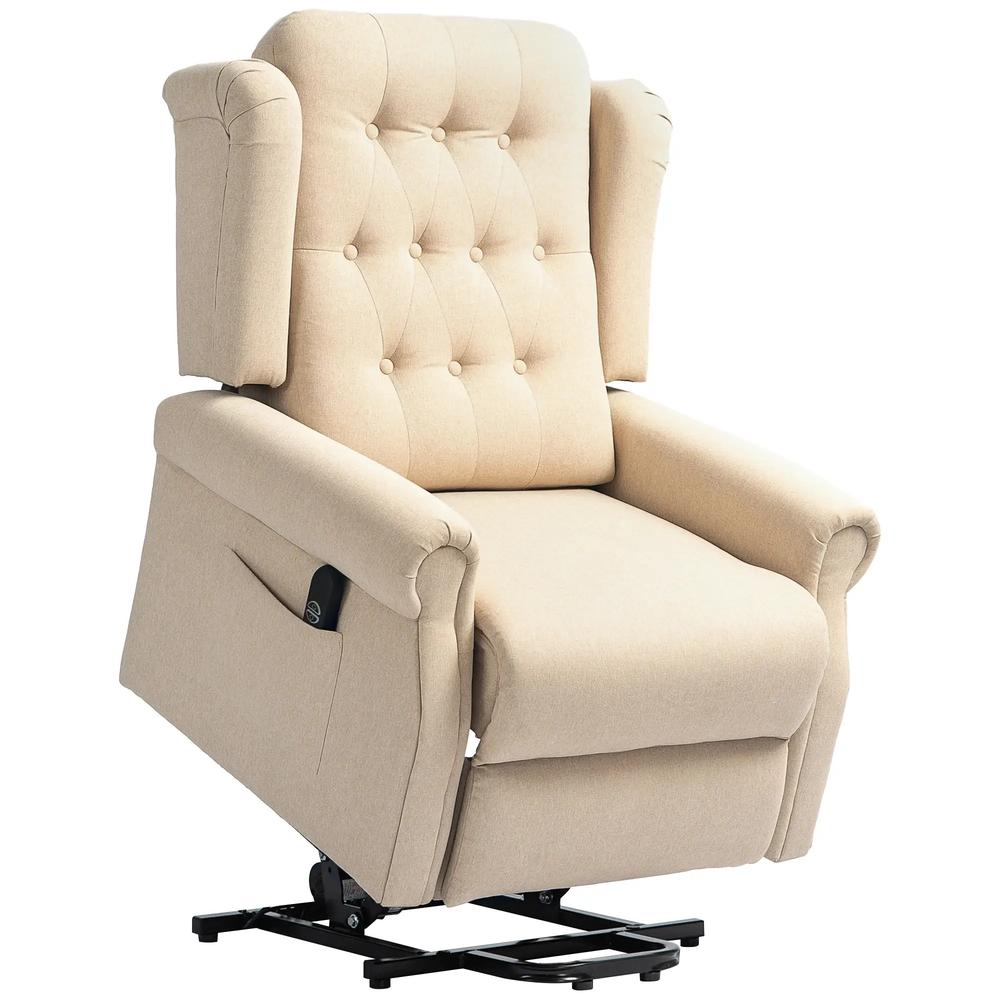 HOMCOM 45&deg; Lifting Riser and Recliner Armchair