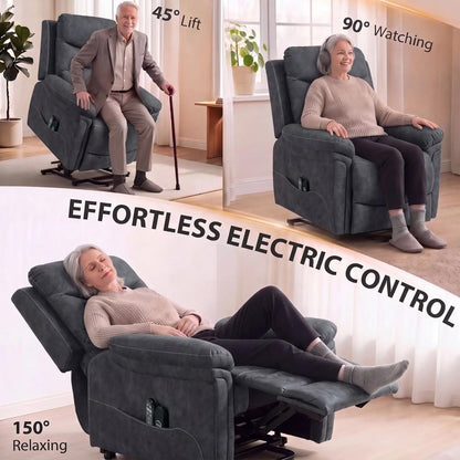HOMCOM Power Lift Recliner Chair with Vibration Massage, Heat Additional View 19