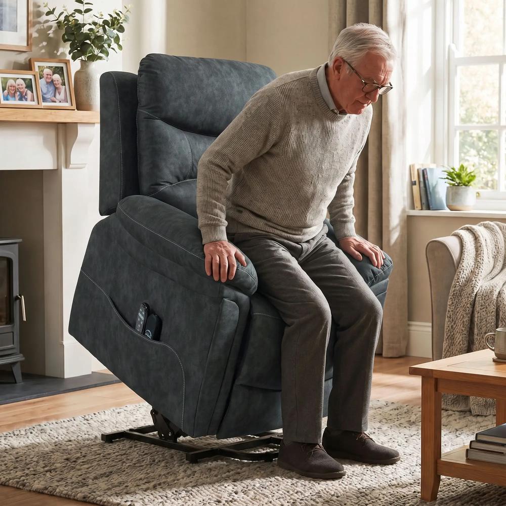 HOMCOM Power Lift Recliner Chair with Vibration Massage, Heat Additional View 29
