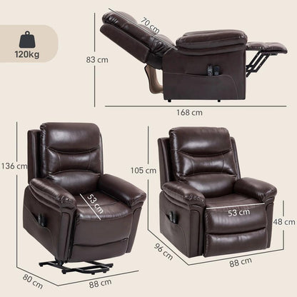 HOMCOM Power Lift Recliner Chair with Vibration Massage, Heat Additional View 3
