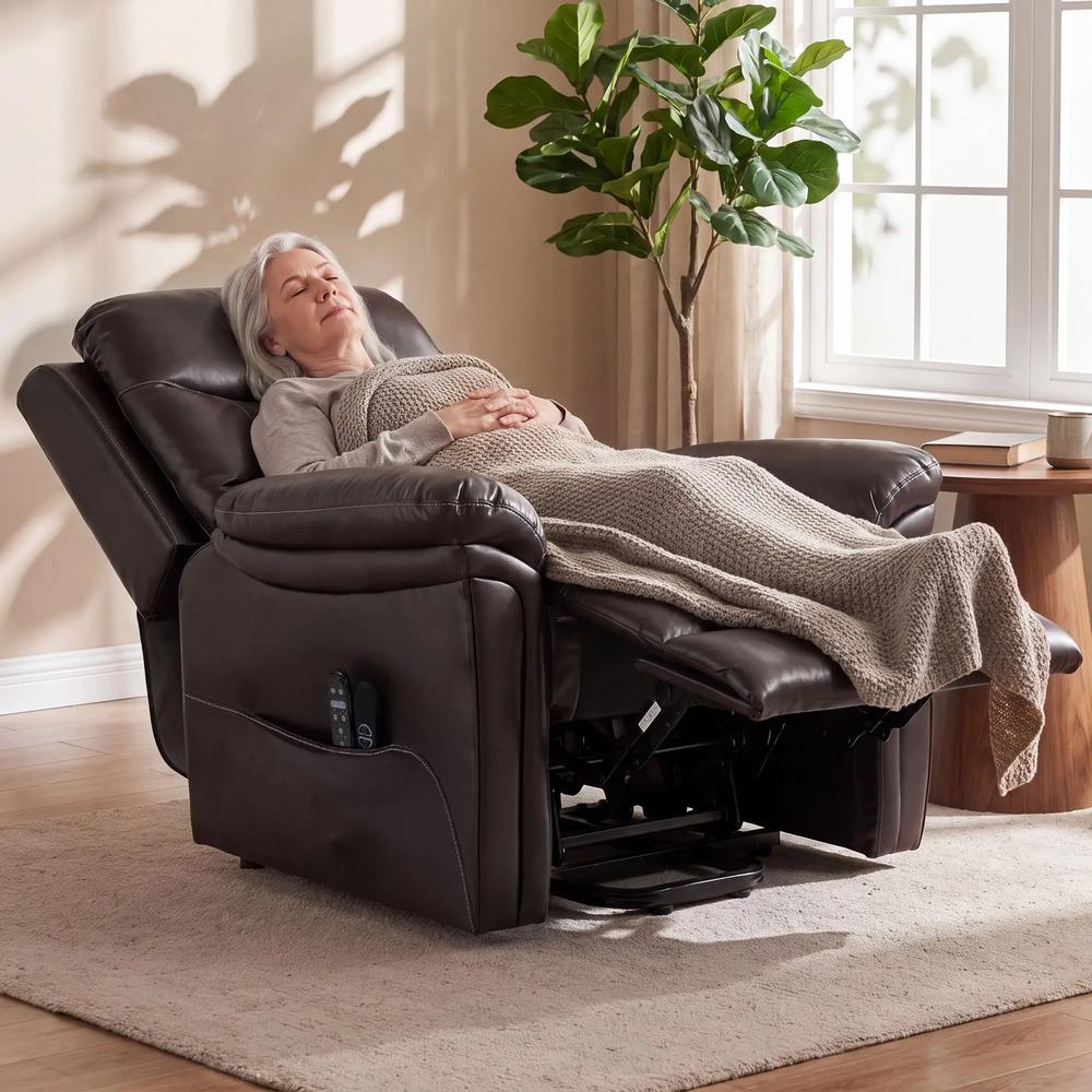 HOMCOM Power Lift Recliner Chair with Vibration Massage, Heat Additional View 9