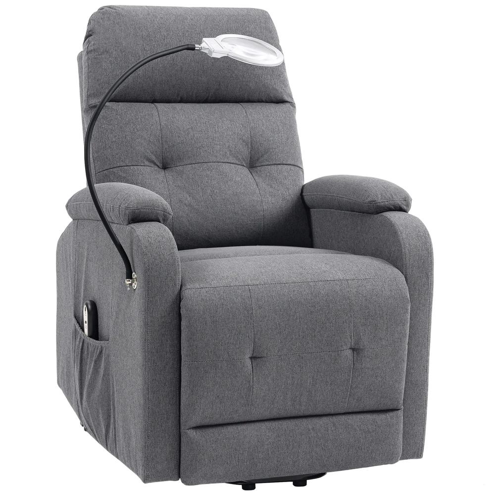 HOMCOM Electric Rise/Recline Armchair, with Reading Light Additional View 10