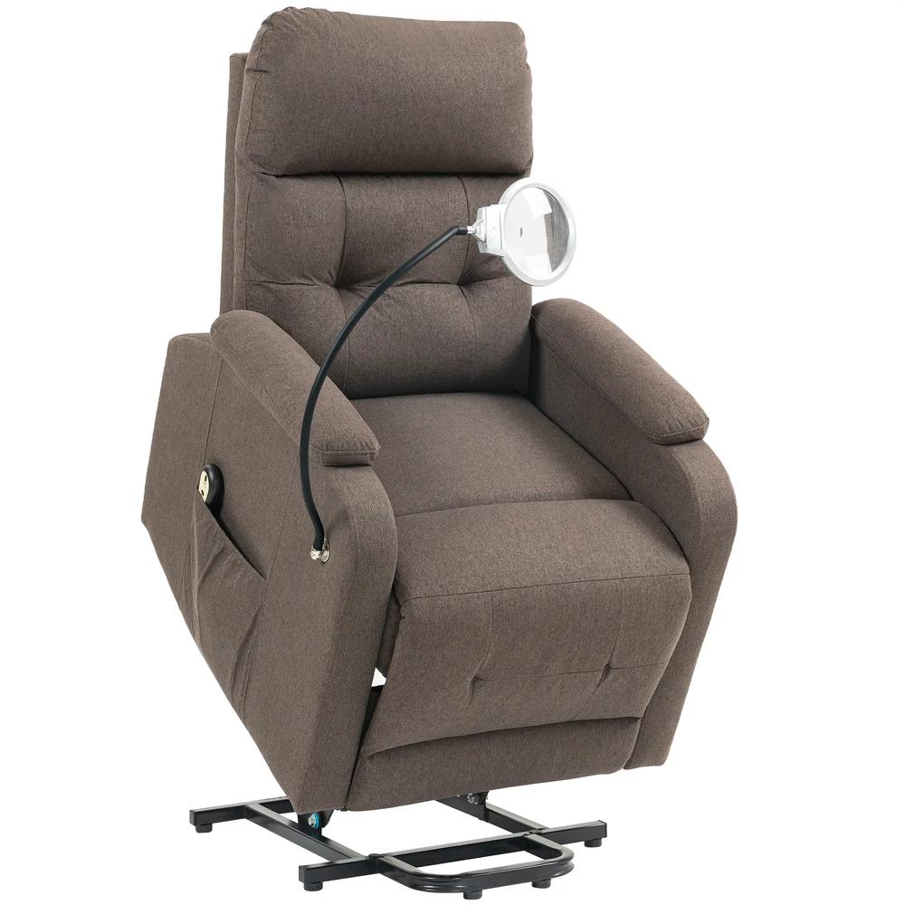 HOMCOM Electric Rise/Recline Armchair, with Reading Light Additional View 11