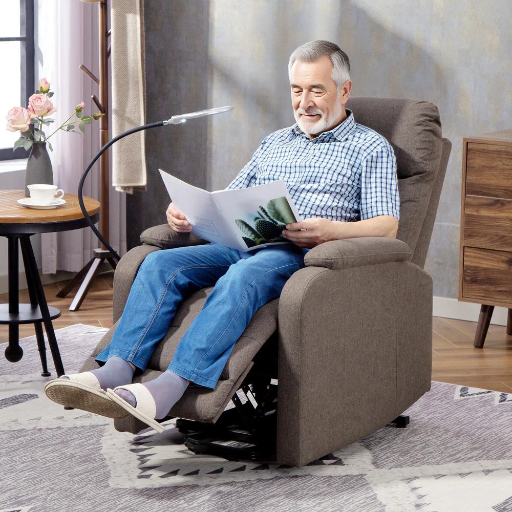 HOMCOM Electric Rise/Recline Armchair, with Reading Light Additional View 12