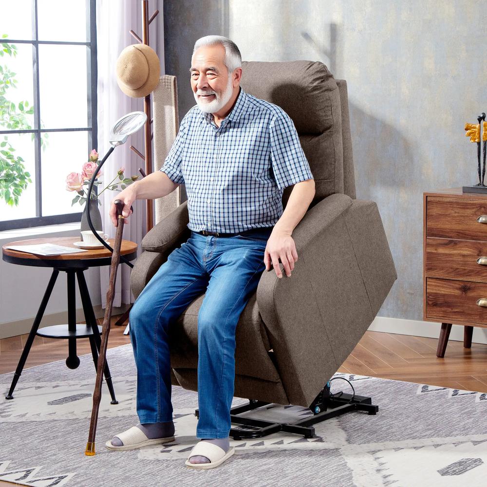 HOMCOM Electric Rise/Recline Armchair, with Reading Light Additional View 18
