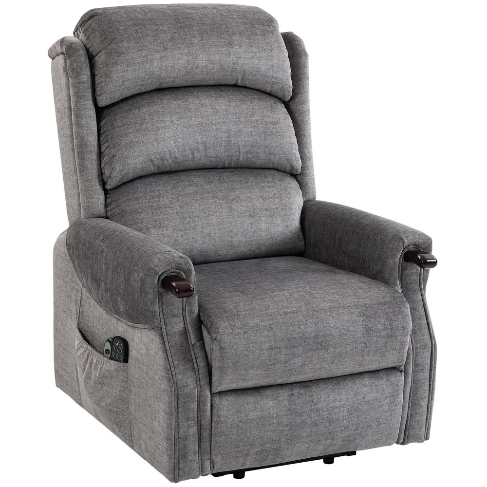 HOMCOM Power Lift Recliner with Vibration Massage and Heat, Lift Chair for Tall with Wood Grip, Pocket Spring Additional View 15