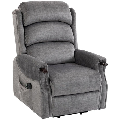 HOMCOM Power Lift Recliner with Vibration Massage and Heat, Lift Chair for Tall with Wood Grip, Pocket Spring Additional View 15