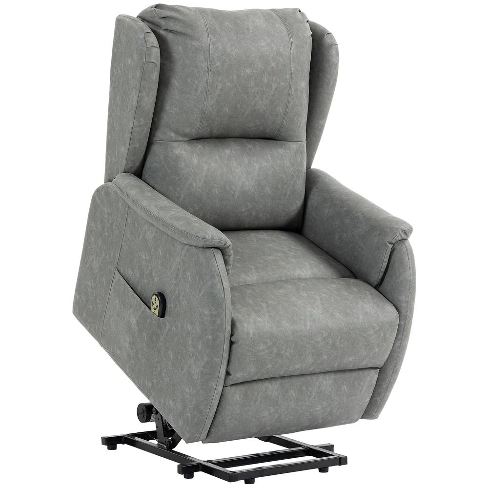 HOMCOM Power Lift Recliner Chair, Dual Motor Electric Lift Chair for Elderly with Remote Control Additional View 16