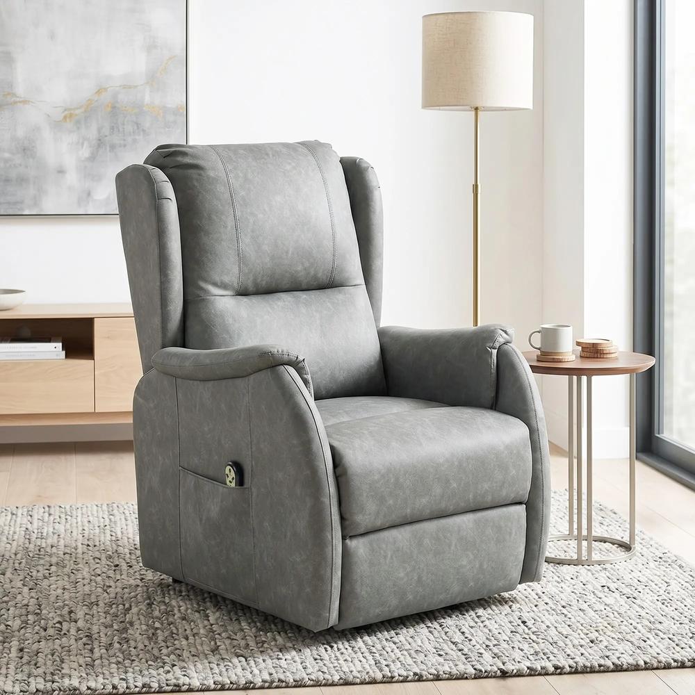 HOMCOM Power Lift Recliner Chair, Dual Motor Electric Lift Chair for Elderly with Remote Control Additional View 23
