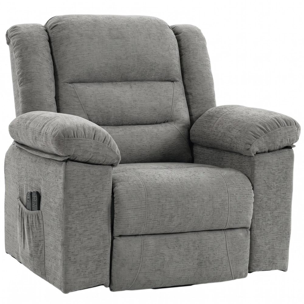 HOMCOM Oversized Riser Recliner Chair with Massage and Heat, Power Lift Recliner for Elderly with Wide Seat and Back Additional View 30