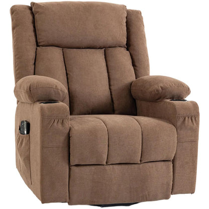 HOMCOM Dual Motor Recliner Chair, 55&deg; Electric Lift Chair for Elderly, Recliner Armchair with Massage and Heat Additional View 16
